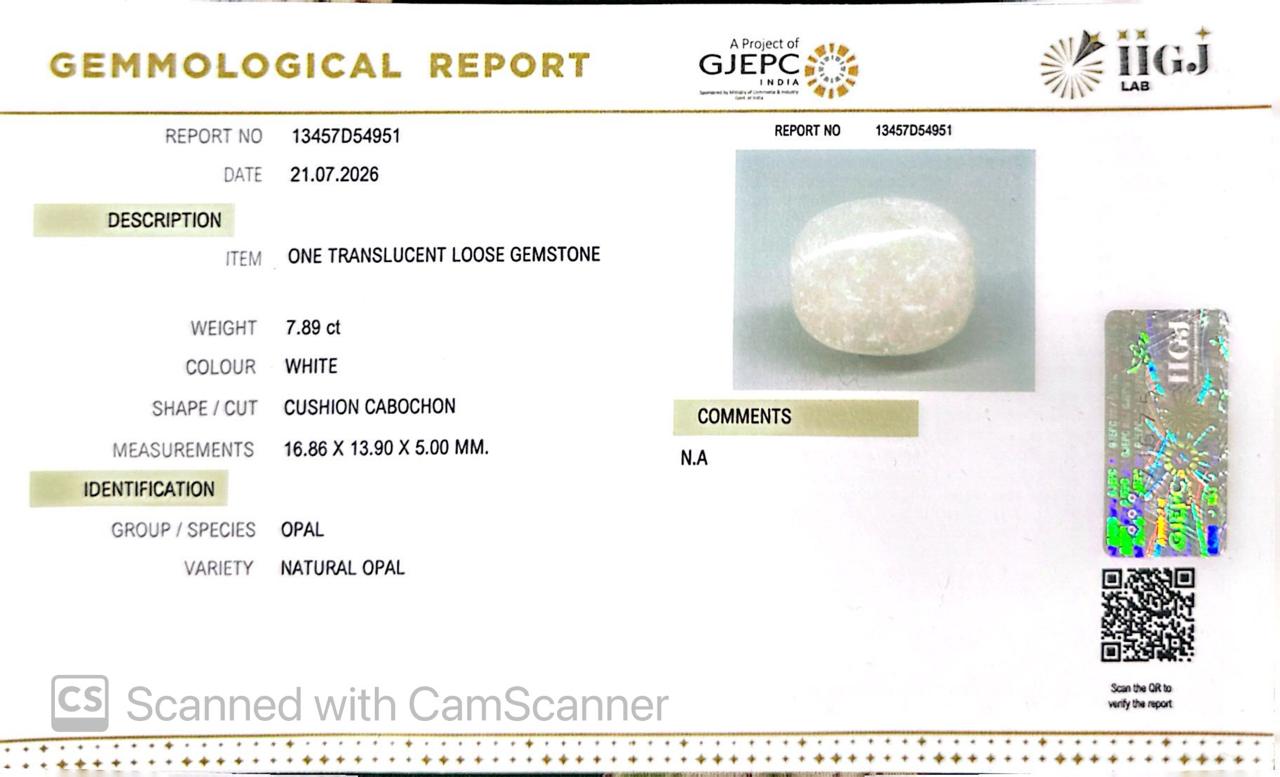 Natural Australian Opal 7.89CT