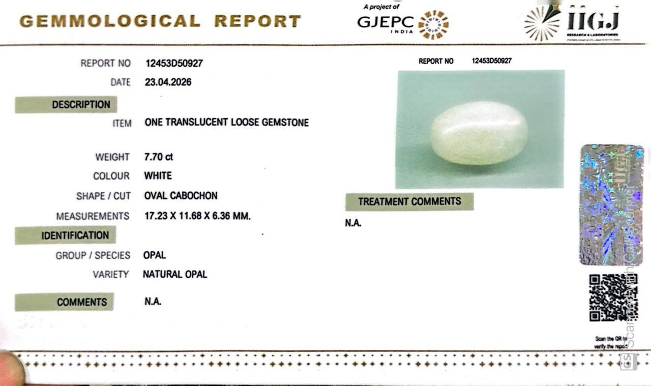 Australian Opal – The Gem of Radiant Fire, Rarity & Intuition 7.70 CT