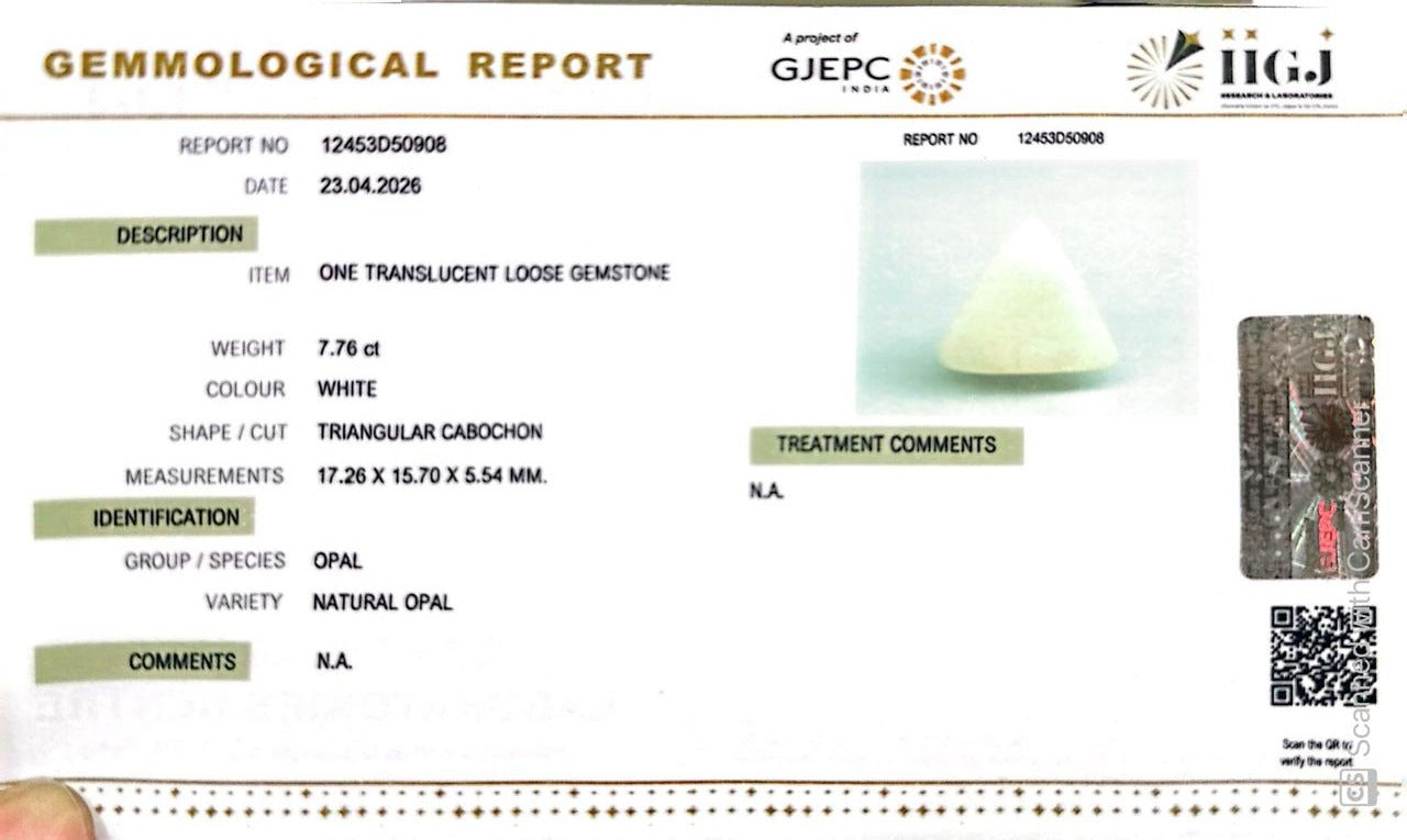 Australian Opal – The Gem of Radiant Fire, Rarity & Intuition 7.76 CT