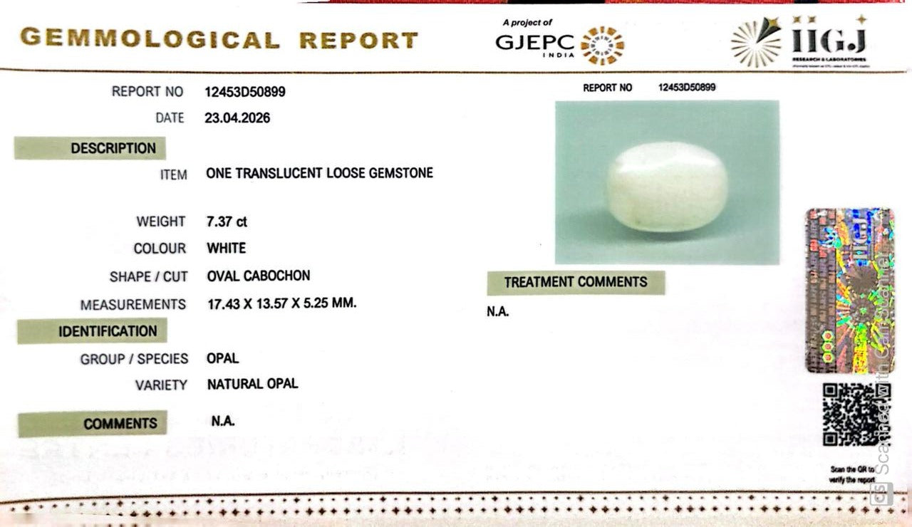Australian Opal – The Gem of Radiant Fire, Rarity & Intuition 7.37 CT