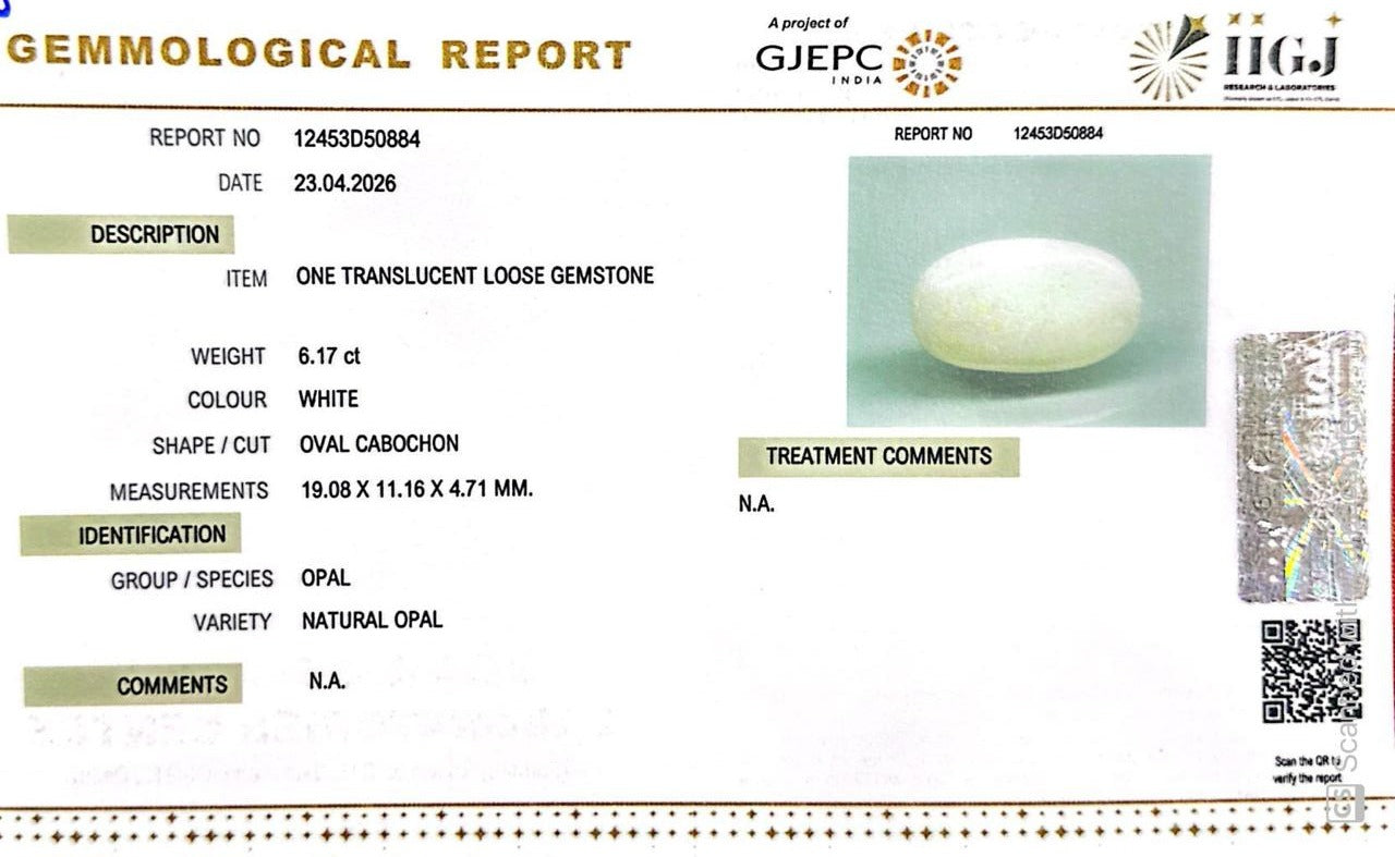 Australian Opal – The Gem of Radiant Fire, Rarity & Intuition 6.17 CT