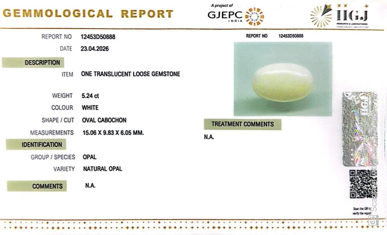 Australian Opal – The Gem of Radiant Fire, Rarity & Intuition 5.24 CT