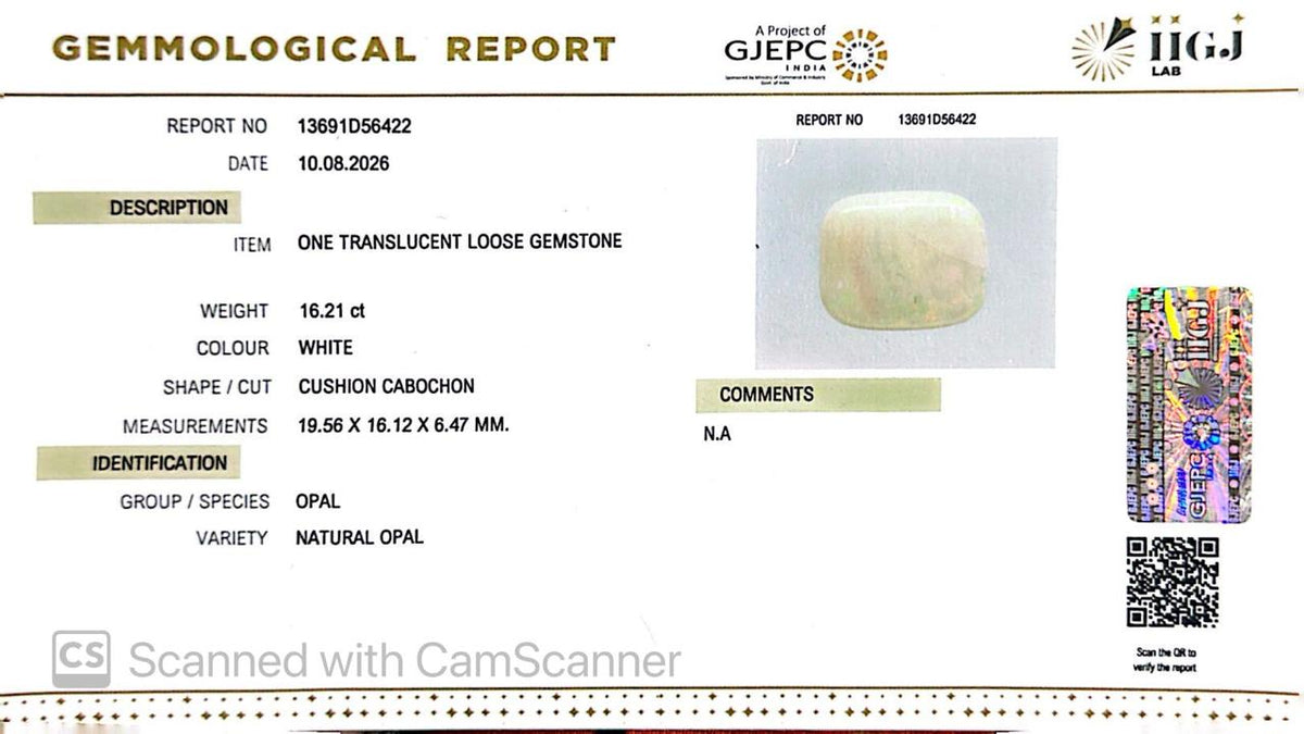 Australian Opal – The Gem of Radiant Fire, Rarity & Intuition 16.21 CT