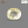 Natural Yellow Sapphire (Pukhraj) 6.48 CT - Certified