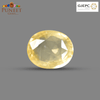 Natural Yellow Sapphire (Pukhraj) 6.32 CT - Certified