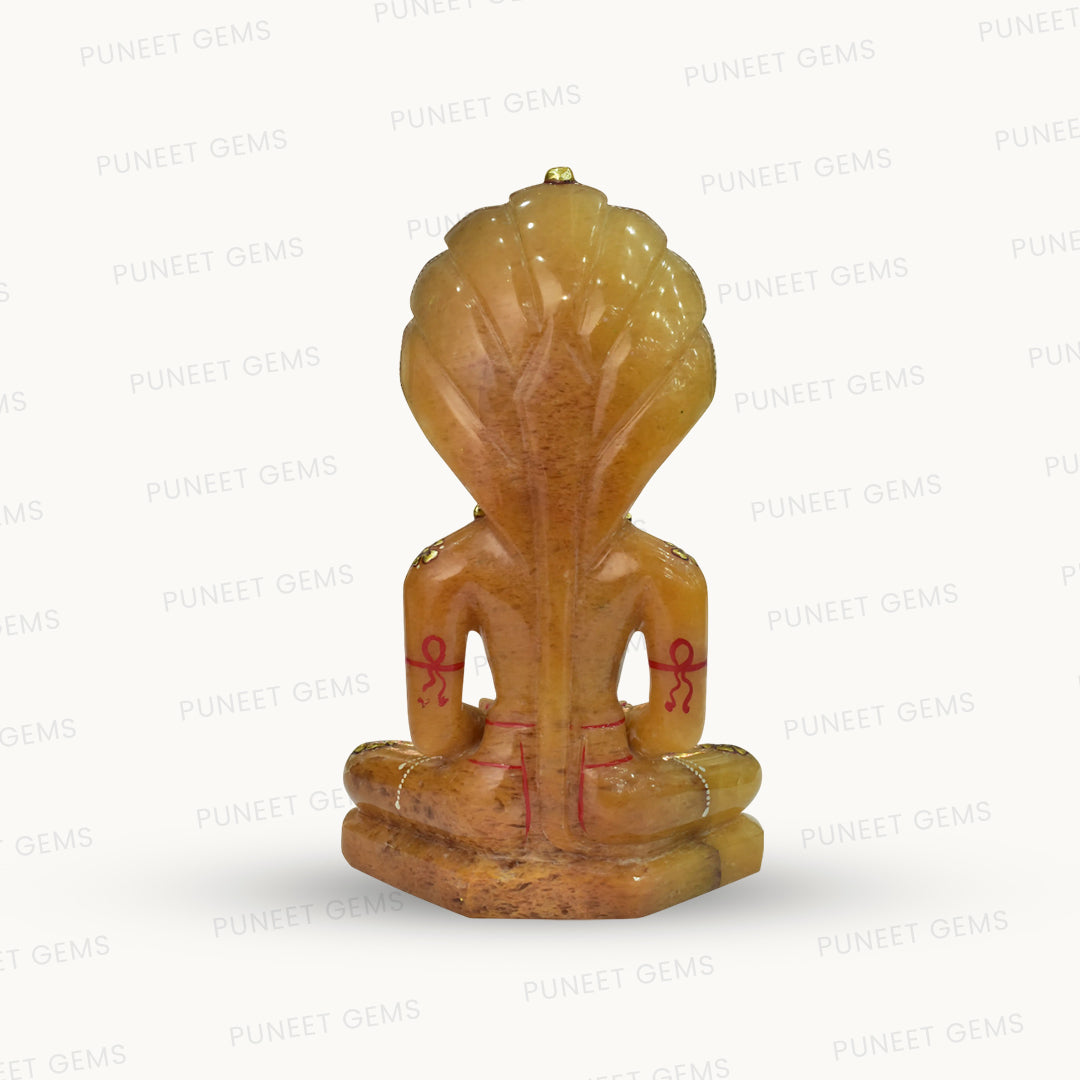 Yellow Zed Parshwanath Ji Jain Figure