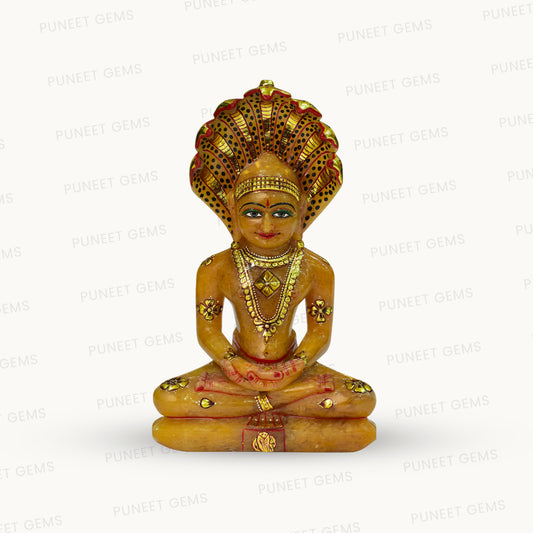 Yellow Zed Parshwanath Ji Jain Figure