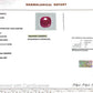 Natural Mozambique Ruby 6.14 Ct Certified