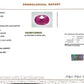 Natural Mozambique Ruby 4.18 Ct Certified