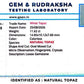 Natural White Topaz 11.62 Ct - Certified Gemstone