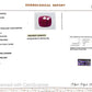 Natural Mozambique Ruby 9.22 Ct Certified