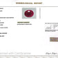 Natural Mozambique Ruby 4.07 Ct Certified
