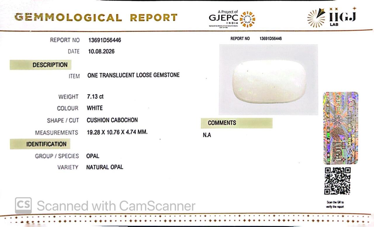 Natural Australian Opal 7.13CT