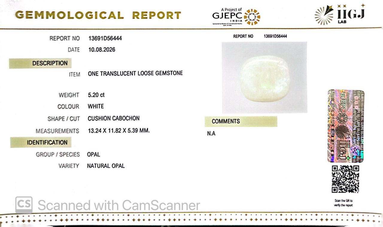 Natural Australian Opal 5.20CT