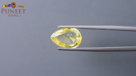 Natural Yellow Sapphire (Pukhraj) 4.50 CT - Certified