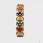 Natural Navratan Silver Bracelet – 925 Sterling Silver with 9 Certified Gemstones