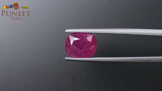 Natural Mozambique Ruby 4.66 Ct Certified