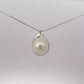 Natural Moti (Pearl) Pendant in Pure Silver – Certified Moon Gemstone for Peace & Emotional Balance