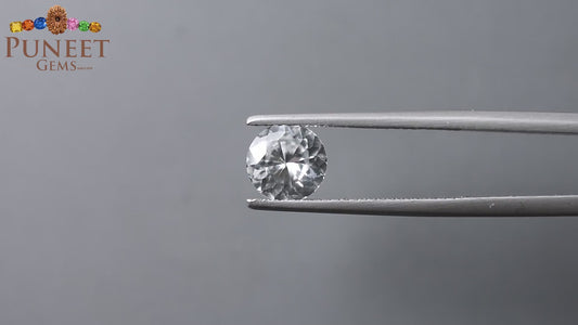 Natural White Sapphire 1.53 Ct – Certified Gemstone