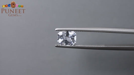 Natural White Sapphire 2.12 Ct – Certified Gemstone