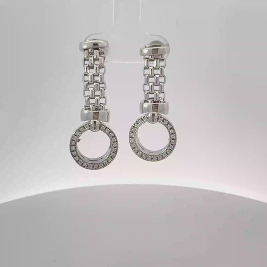 Italian Sterling Silver Earrings – Pure Elegance, Perfectly Crafted 9.850 gm
