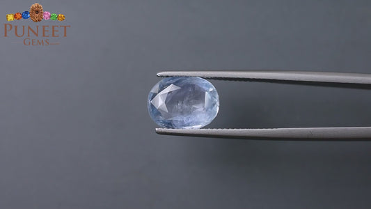 Natural Blue Sapphire (Neelam) 5.68 Ct – Certified Premium Gemstone