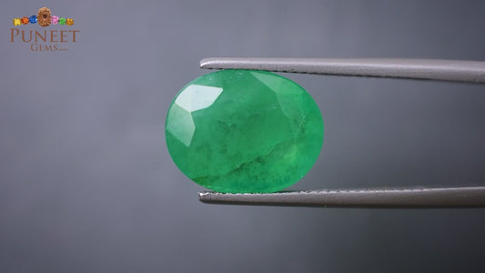 Natural Emerald (Panna) 6.54 CT – Certified Premium Gemstone