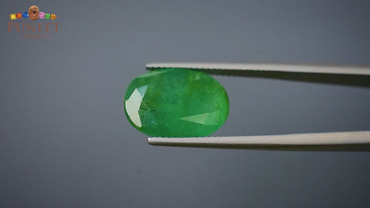 Natural Emerald (Panna) 7.47 CT – Certified Premium Gemstone