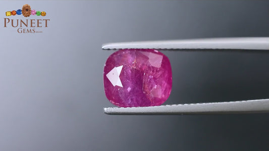 Natural Mozambique Ruby 4.28 Ct Certified