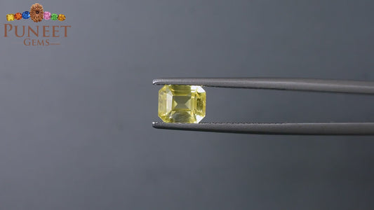 Natural Yellow Sapphire (Pukhraj) 2.22 CT - Certified
