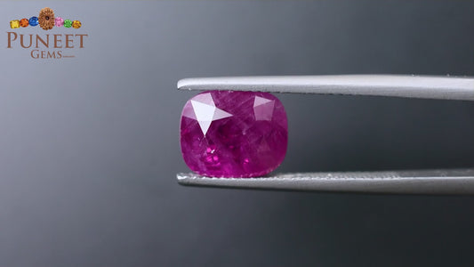 Natural Burma Ruby (Manik) 5.26 CT Certified