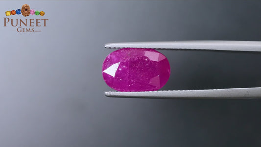 Natural Mozambique Ruby 4.54 Ct Certified