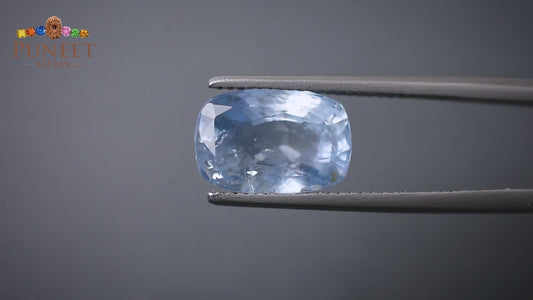 Natural Blue Sapphire (Neelam) 7.61 Ct – Certified