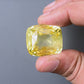 Natural Yellow Sapphire (Pukhraj) 100.64 Ct – Certified Premium Gemstone