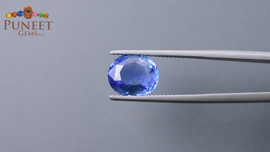 Natural Blue Sapphire (Neelam) 5.03 Ct – Certified Premium Gemstone