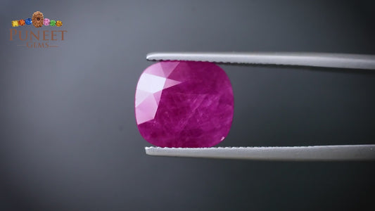 Natural Mozambique Ruby 6.23 Ct Certified