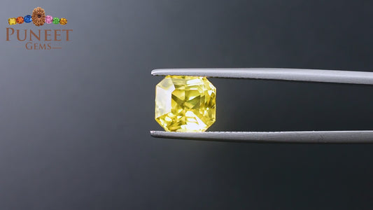 Natural Yellow Sapphire (Pukhraj) 5.48 Ct – Certified Premium Gemstone