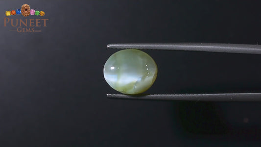 Natural Cat's Eye (Lehsunia) 8.93 CT - Certified