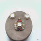 Natural Navratan Silver Pendant Set – 925 Sterling Silver with 9 Sacred Gemstones (Pendant + Earrings)