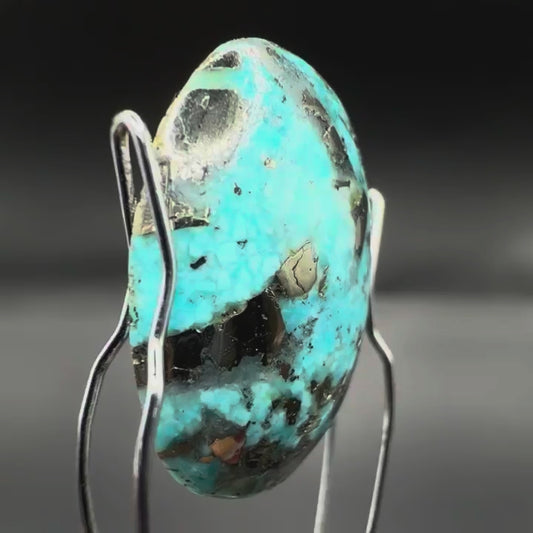 Natural Firoza (Turquoise) 14.97 CT – Certified Gemstone