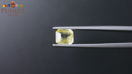 Natural Yellow Sapphire (Pukhraj) 2.17 Ct – Certified Premium Gemstone