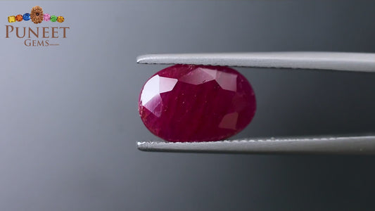 Natural Mozambique Ruby 4.04 Ct Certified