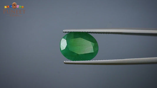Natural Emerald (Panna) 4.87 CT – Certified Premium Gemstone