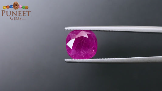 Natural Burma Ruby 5.86 Ct – Certified Gemstone
