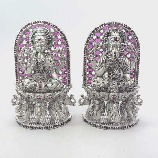 Silver Lakshmi Ganesh – 261 GM