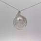 Natural Moti (Pearl) Pendant in Pure Silver – Certified Moon Gemstone for Peace & Emotional Balance