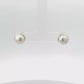 Elegant Silver Moti Tops (Pearl Stud Earrings) – 925 Sterling Silver | Timeless & Minimalist Jewelry