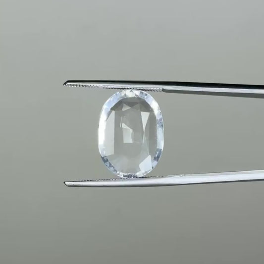 Natural White Topaz 10.47 Ct – Certified Gemstone