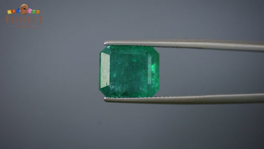 Natural Emerald (Panna) 8.07 CT – Certified Premium Gemstone