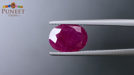 Natural Mozambique Ruby 4.21 Ct Certified